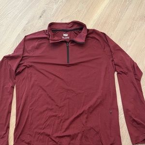 REI 1/4 zip long sleeve shirt size L